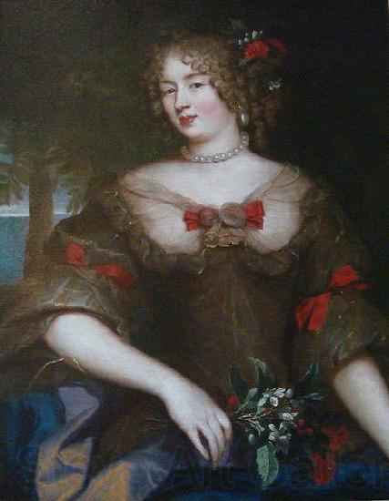 Pierre Mignard Portrait of Francoise Marguerite de Sevigne France oil painting art